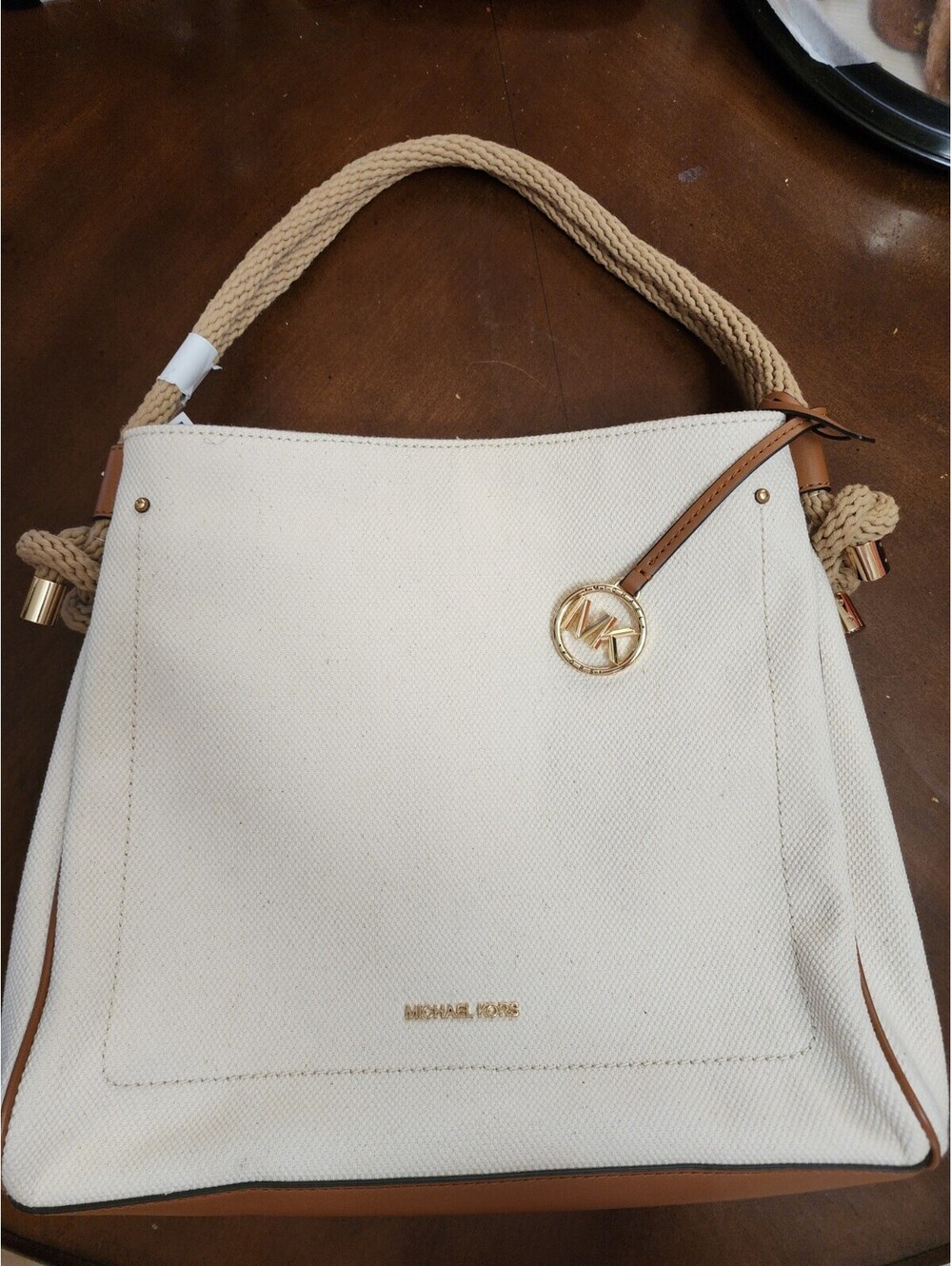 Michael Kors Usla Natural 38S3GZWT3C LG GRAB BAG